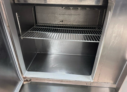 Superior Condition – Continental Refrigerator SW60N12 – Commercial Refrigerated Sandwich / Salad Prep Table – 60" – 2 Door – Fully Tested & Operational!