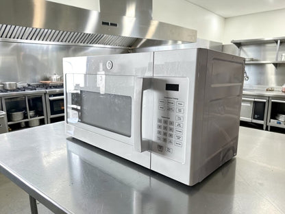 Brand-New Condition – GE JVM3160DF9WW – 1.6 Cu. Ft. Over-the-Range Microwave – 1,000W Cooking Power – 300 CFM Vent – White – 120V