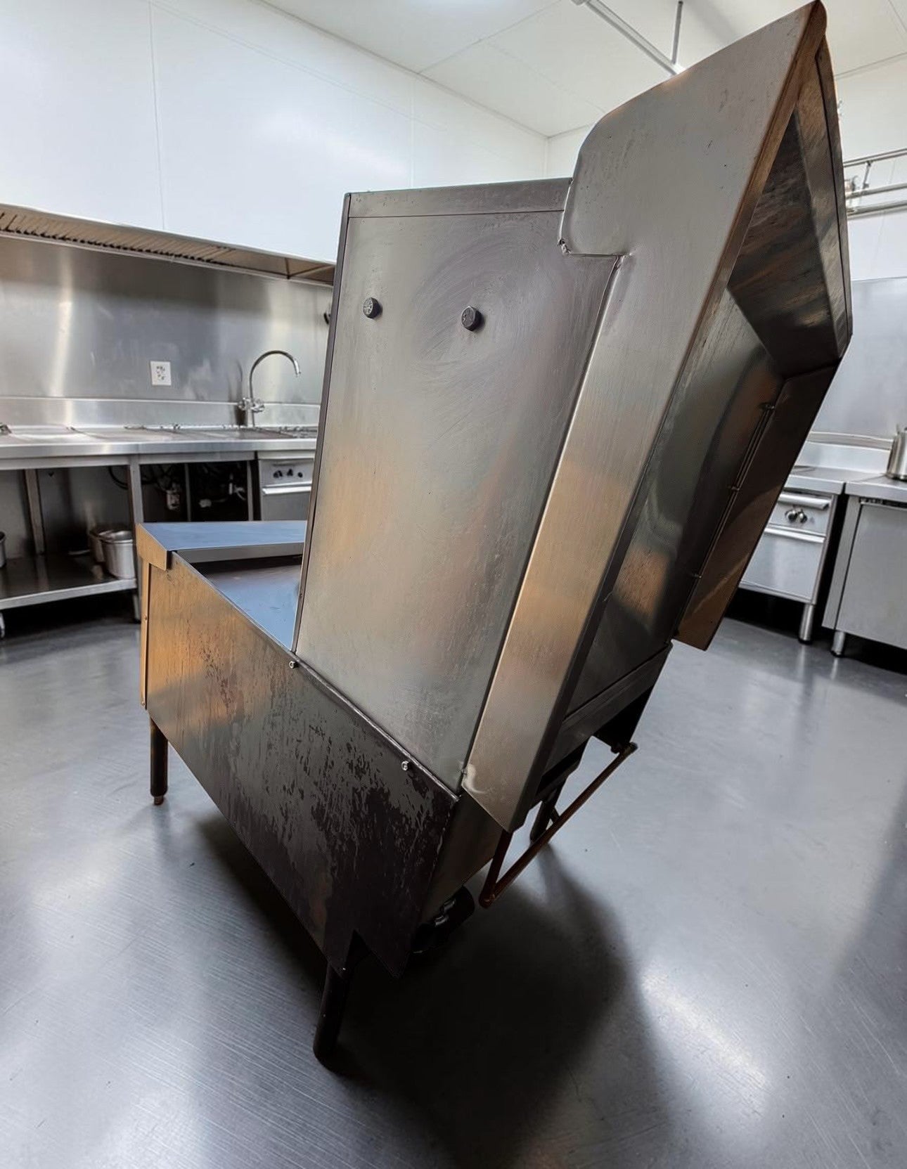 Prime Condition – ABC Restaurant Equipment ABC-1 – Natural Gas Chinese Wok Range – 1-Hole Stainless Steel Wok Station – 100,000–110,000 BTU - Fully Tested & Operational!