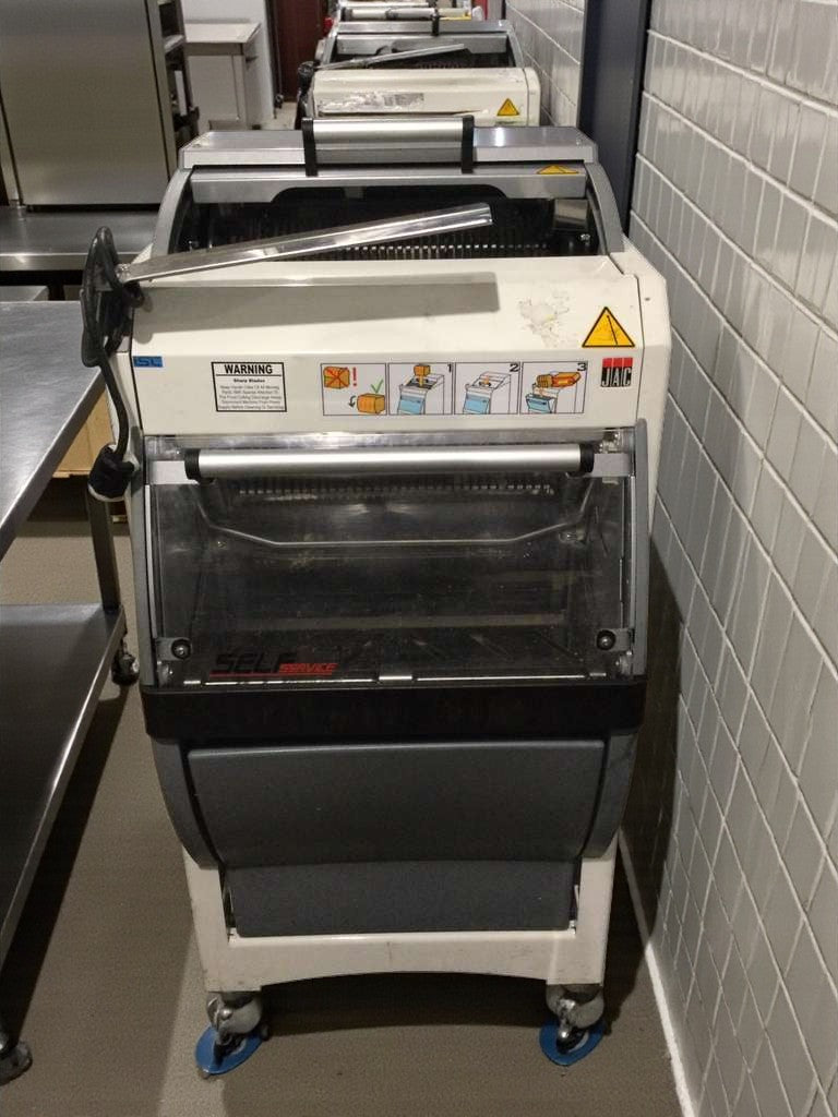 Refined Condition – JAC KG-12FS Commercial Bread Slicer – 115V / Single Phase – Fully Tested & Working!