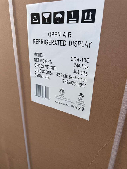 Brand New – Scratch & dent  - Koolmore Open Air Refrigerated Display Merchandiser