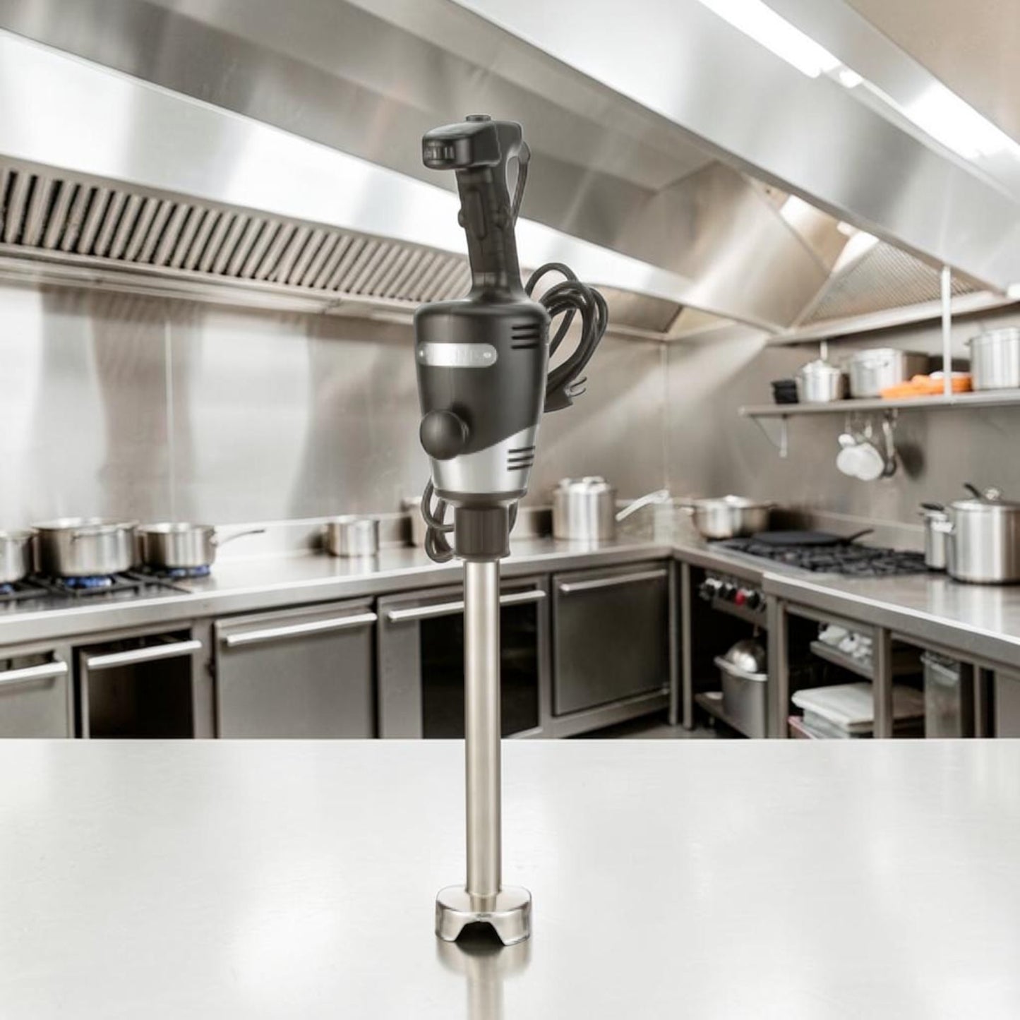 Immaculate Condition – Waring WSB55 Big Stik® – Heavy-Duty Commercial Immersion Blender – 14" Removable Shaft – 60 Qt. Capacity – 120V – Fully Tested & Operational!