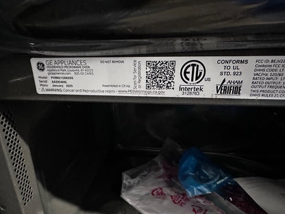 Remarkable Condition – GE Profile PVM9215SK6SS – 30" Over-the-Range Sensor Microwave – 2.1 Cu. Ft. – 1,000W – 400 CFM Ventilation – Stainless Steel – Manufactured January 2025 – New/Open Box!