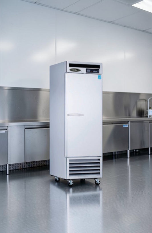 Brand New Condition – Kool-It KBSR-1 – Commercial Reach-In Refrigerator – 20.5 Cu. Ft. – Stainless Steel – R290 Refrigerant – ETL & NSF Listed !