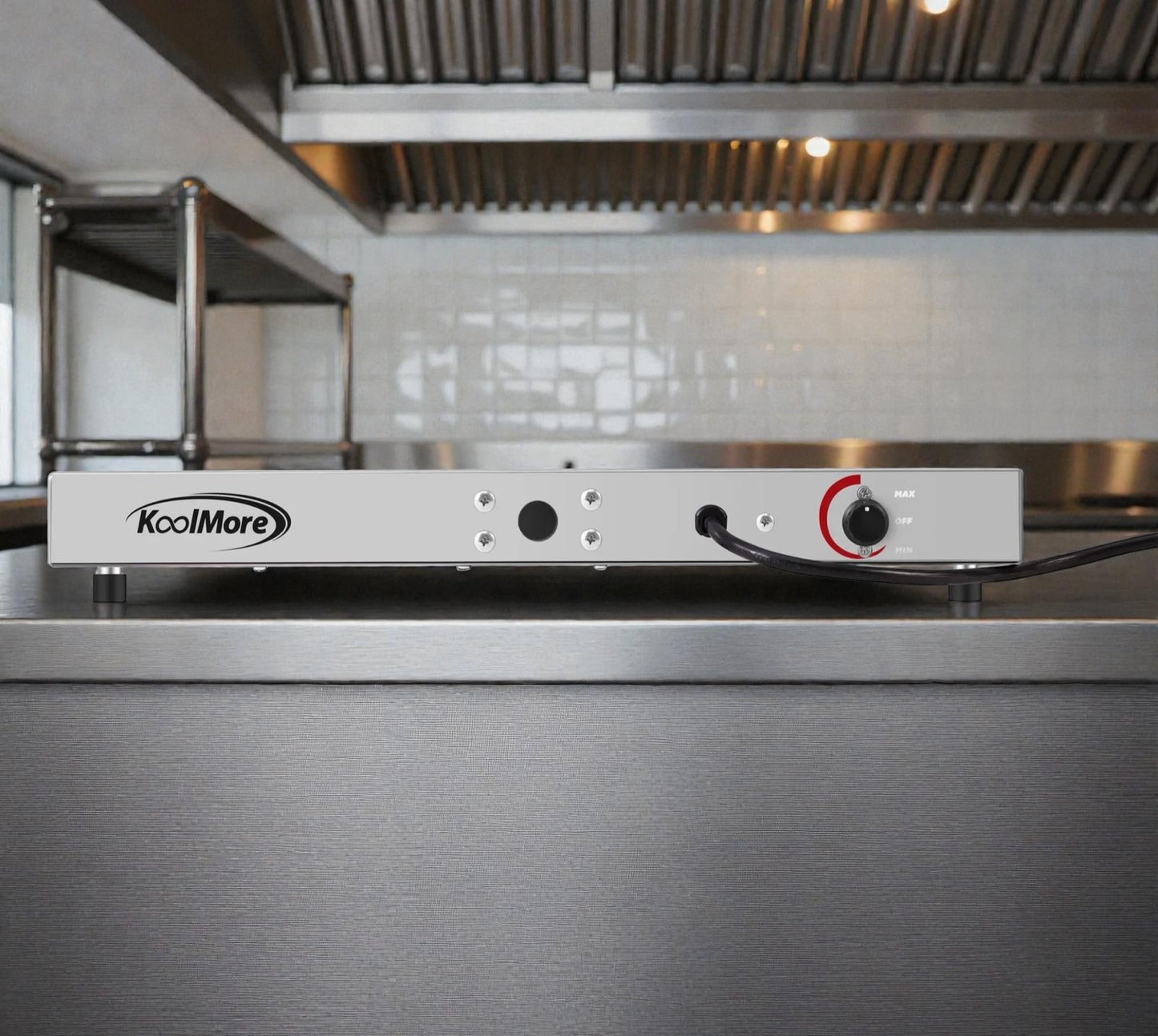 Brand New Premium Condition – KoolMore KM-WS60 – Commercial Warming Shelf – 60 in. – Stainless Steel – never Used in Original Box!