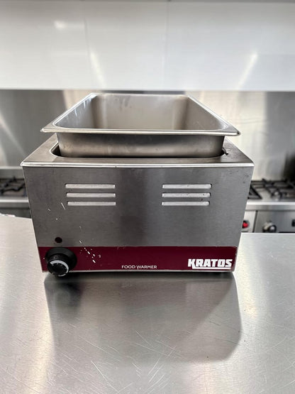 Superior Condition – Kratos 28W-600 – Full-Size 12″ × 20″ Countertop Food Warmer with Angled Display Adapter – 120V – 1200W – Fully Tested & Operational!