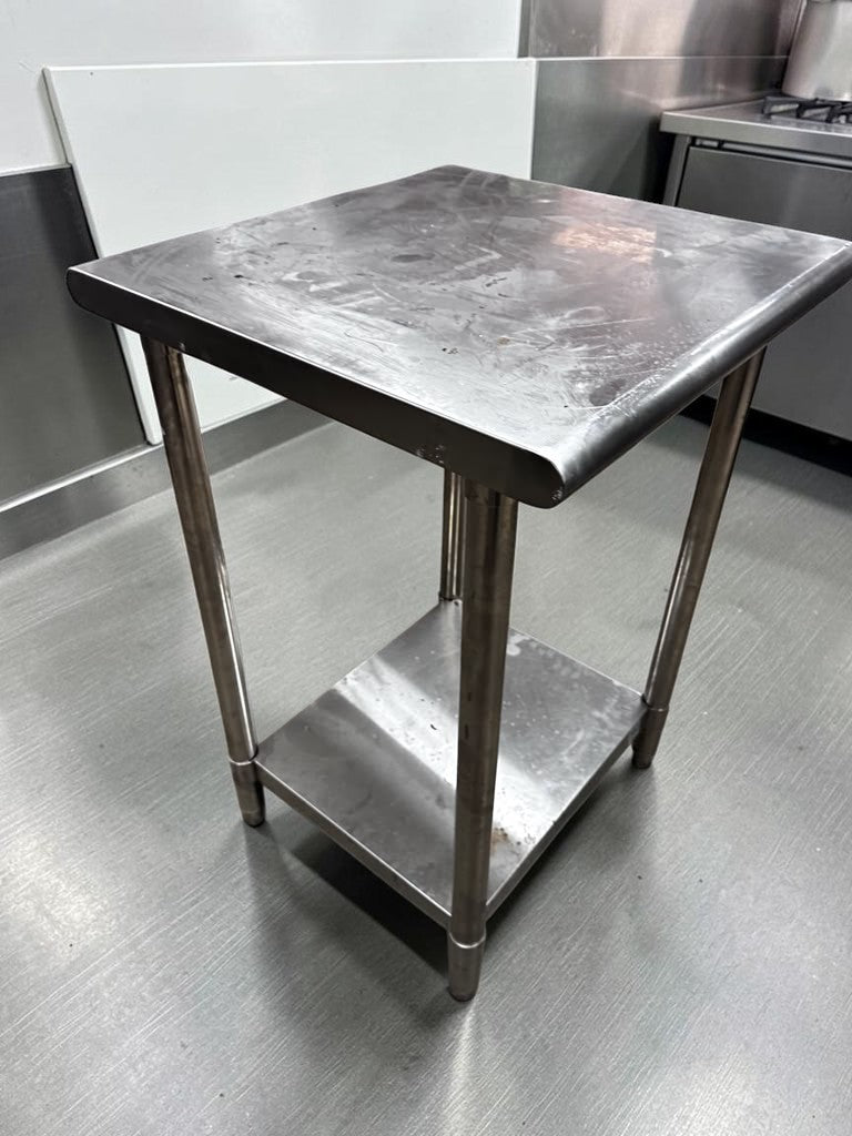 Immaculate Condition – All Stainless Steel 24” x 24” Commercial Work Table – Prep Table – Ready for Commercial Use!