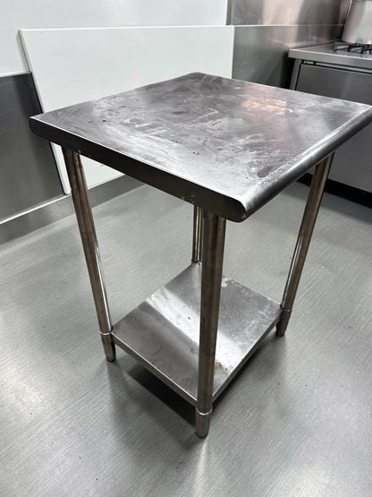 Immaculate Condition – All Stainless Steel 24” x 24” Commercial Work Table – Prep Table – Ready for Commercial Use!