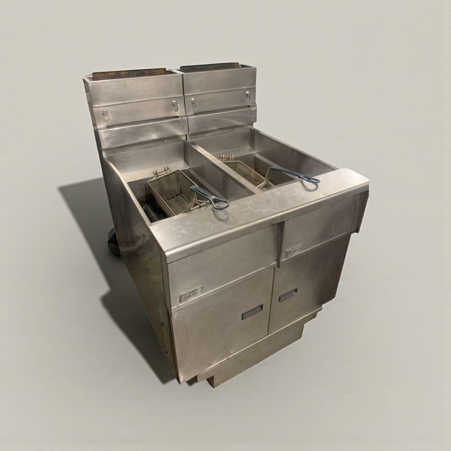 Exceptional Condition – Pitco SG14 Commercial Gas Fryer – Natural Gas – Fully Tested & Working!