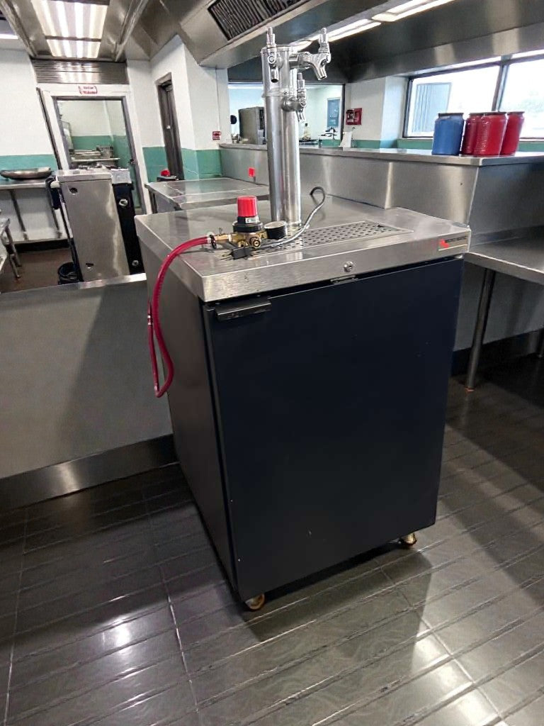 Outstanding Condition – Micro Matic Commercial Beer Kegerator – Dual Tap Draft System – Stainless Steel – Fully Tested & Operational!