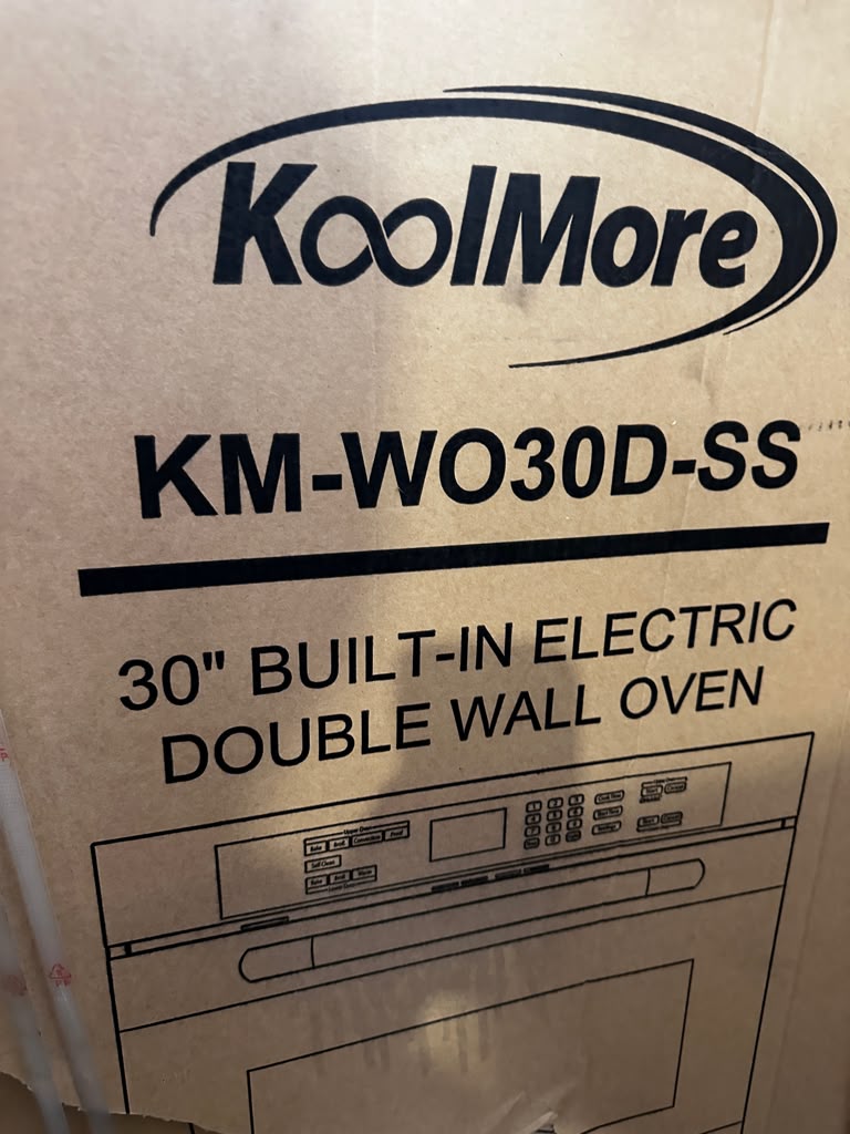 Exceptional Condition – KoolMore KM-WO30D-SS – 30" Built-In Electric Double Wall Oven – 5 Cu. Ft. – Stainless Steel – Convection – Brand New!