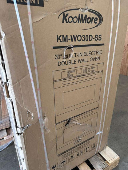 Brand New - Never Used – Scratch & Dent KoolMore KM-WO30D-SS 30″ Electric Double Wall Oven