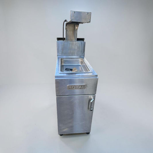 Top-Tier Condition – Royal Stainless Steel Commercial Fryer Base / Dump Station – Heavy-Duty Restaurant Fry Station – Fully Tested & Operational!