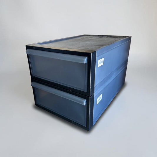 Excellent Condition – The Container Store Storage Containers – Quantity 2 – Commercial / Home Organization Bins – Ready for Use!