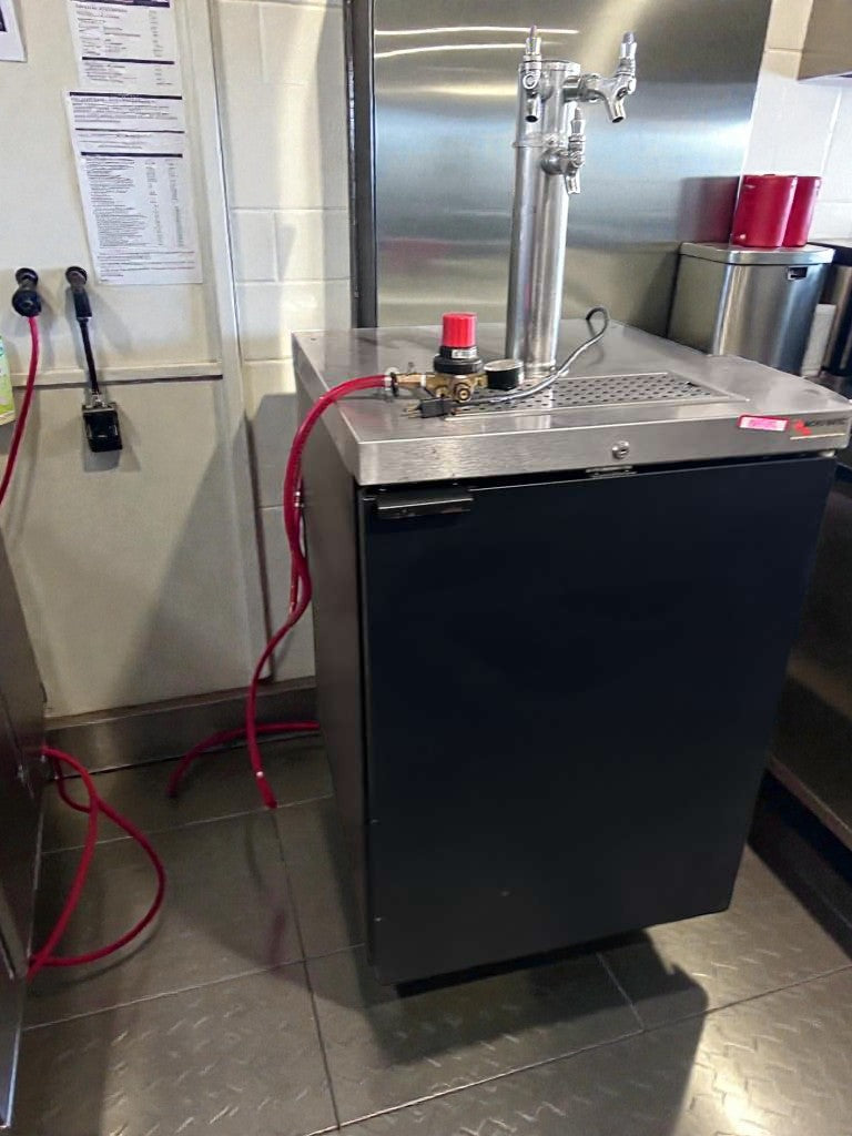 Outstanding Condition – Micro Matic Commercial Beer Kegerator – Dual Tap Draft System – Stainless Steel – Fully Tested & Operational!