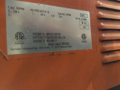 Top-Tier Condition – Electrolux Professional Pasta Machine HSPPME – 208V / Single Phase – Fully Tested & Working!