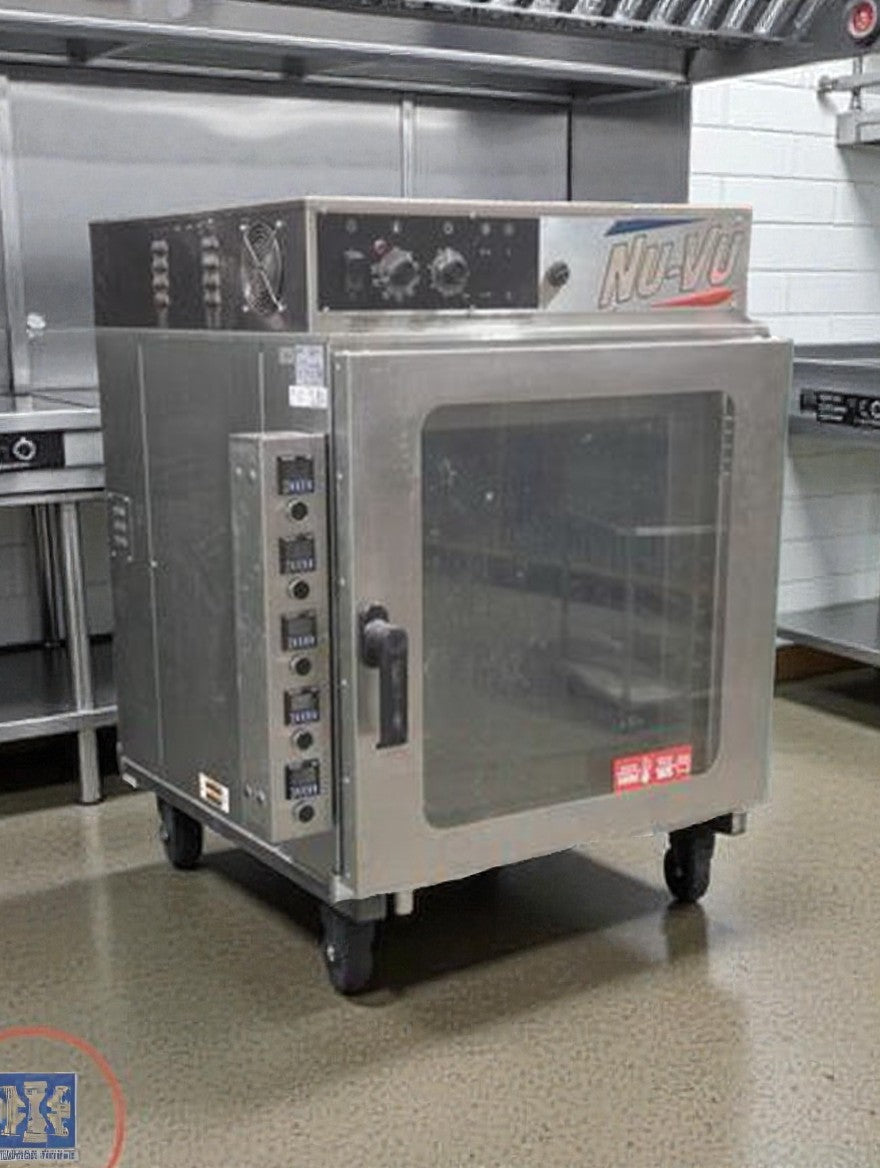 Outstanding Condition – Nu-Vu RM-5T Single-Deck Countertop Convection Oven with Mobile Stand – 208V / 3 Phase – Fully Tested & Working!