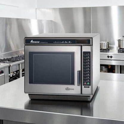 Top-Tier Condition – Amana RC17S2 – Heavy-Duty Commercial Stainless Steel Microwave Oven – 208/240V – 1700W – ETL Listed – Fully Tested & Operational!