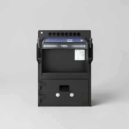 Prime Condition – Tidel / Fidel TACC IIA – 88-Tube Timed-Access Cash Controller & Dual-Drop Security Safe – 100–250V – Fully Tested & Operational!