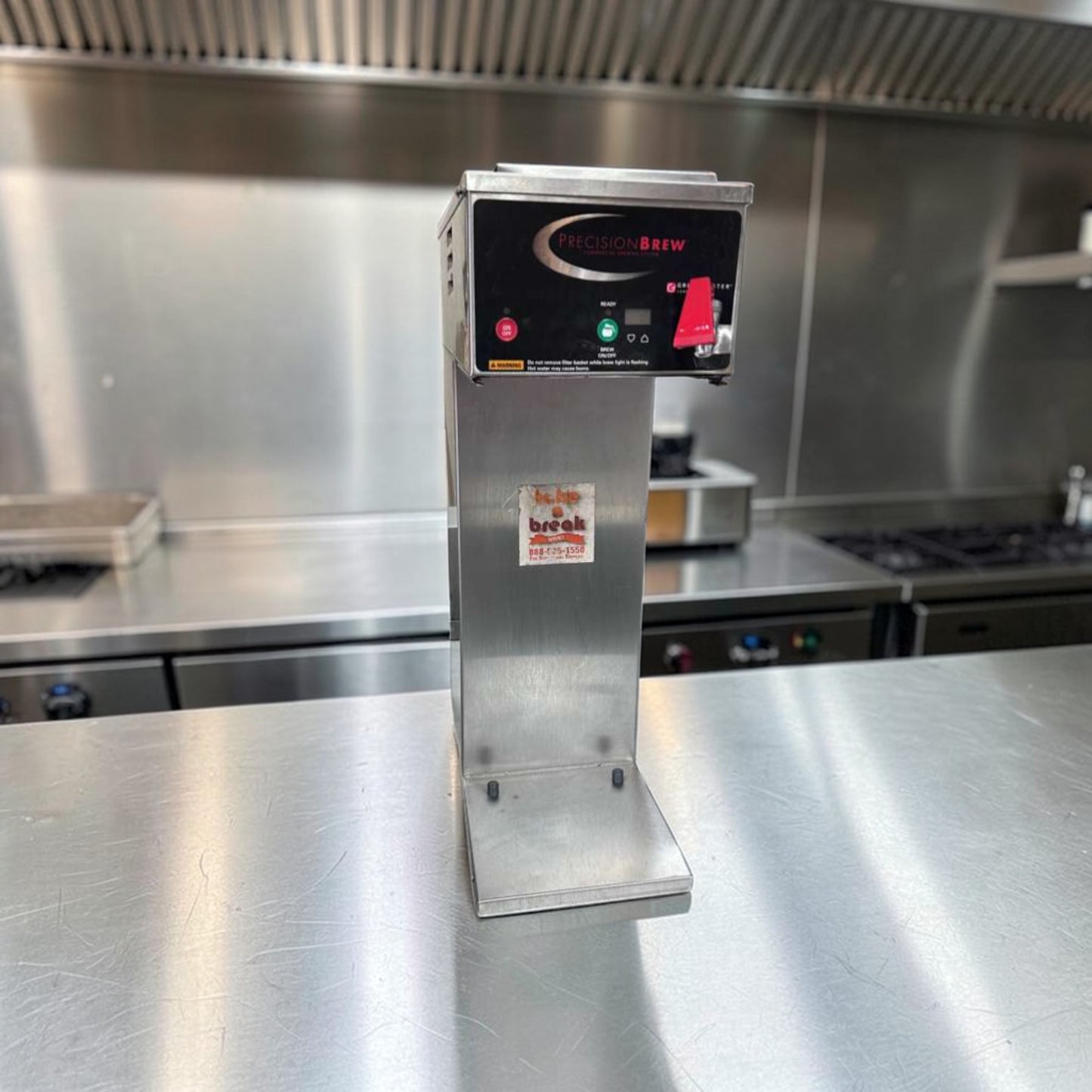 Superb Condition – Grindmaster B-SAP PrecisionBrew Coffee Brewer – Dual Airpot – Automatic – 120V Commercial Stainless Steel – Fully Tested & Operational!