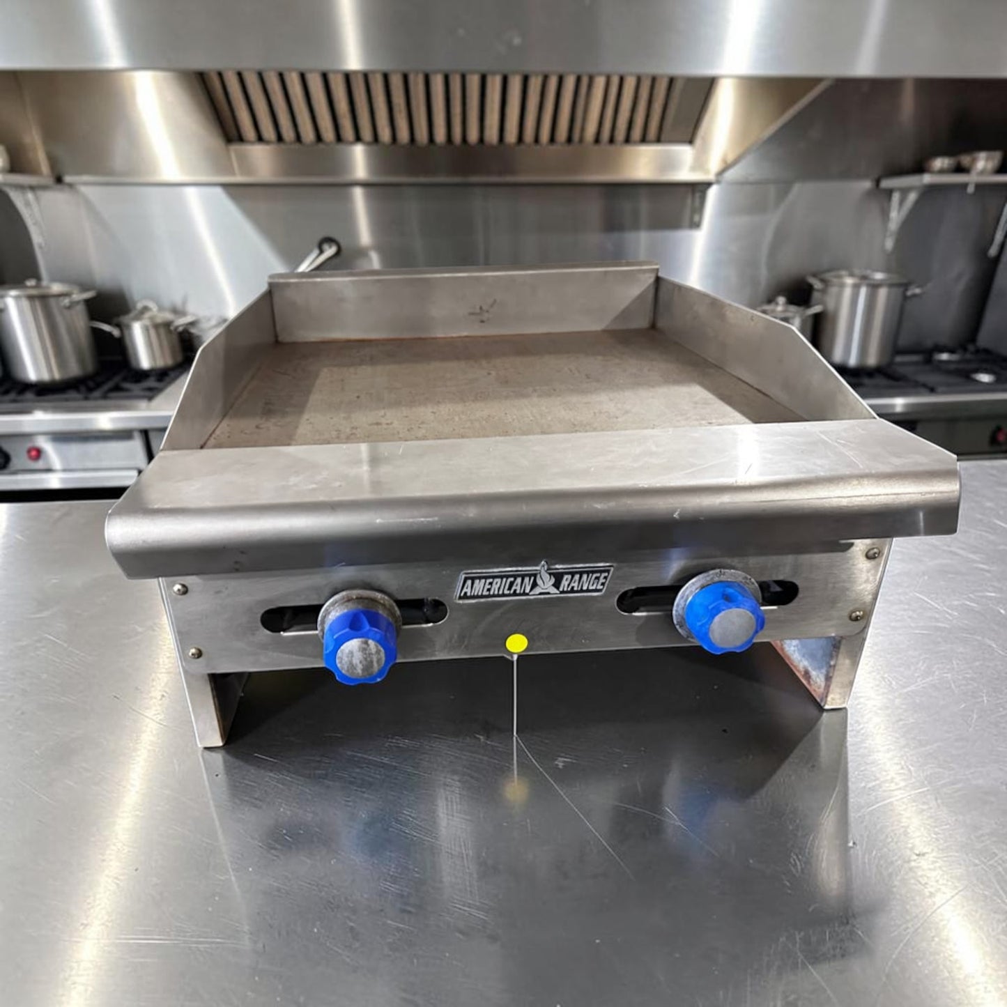 Dependable Condition – American Range ARMG-24 – 24" Countertop Gas Griddle – Manual Controls – 60,000 BTU – Fully Tested & Operational!