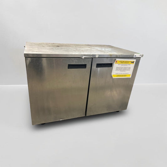 High-Grade Condition – Delfield 48" Two-Section Undercounter Refrigerator – Two Solid Doors – Self-Contained – 115V – Fully Tested & Operational!