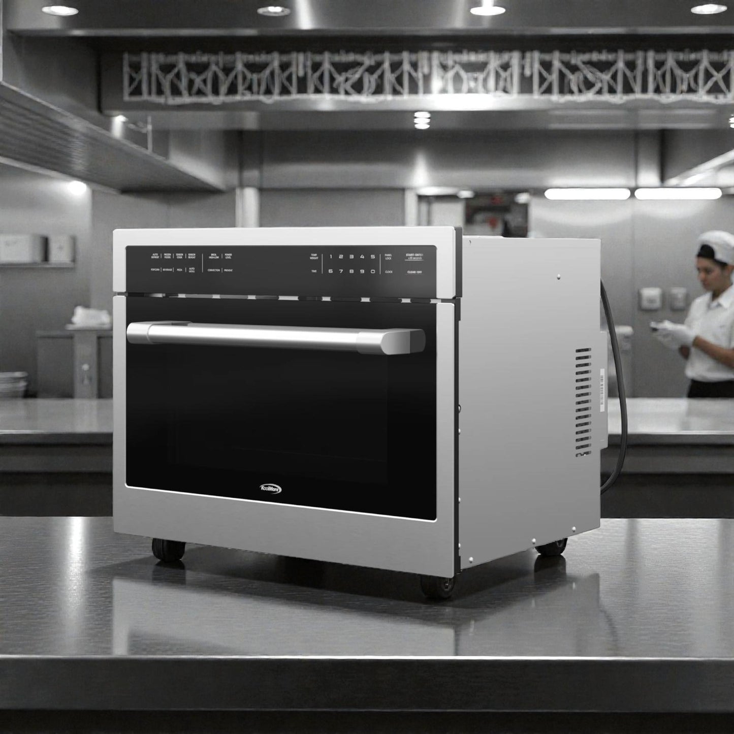 Brand New in Original Box  – Pristine Condition – KoolMore KM-CWO24-SS – 24 in. Stainless Steel Built-In Convection Oven with Microwave – 120V !