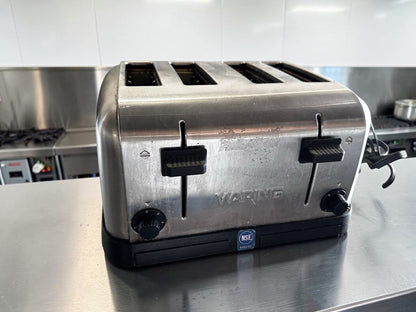 Outstanding Condition – Waring WCT708 – Commercial Four-Slice Pop-Up Toaster – 120V – NSF & UL Listed – Fully Tested & Operational!