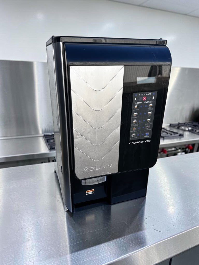 Outstanding Condition – BUNN Crescendo® 44300.0213 – Commercial Bean-to-Cup Espresso & Specialty Beverage Machine – 9 Drink Selections – 220–240V – Fully Tested & Operational!