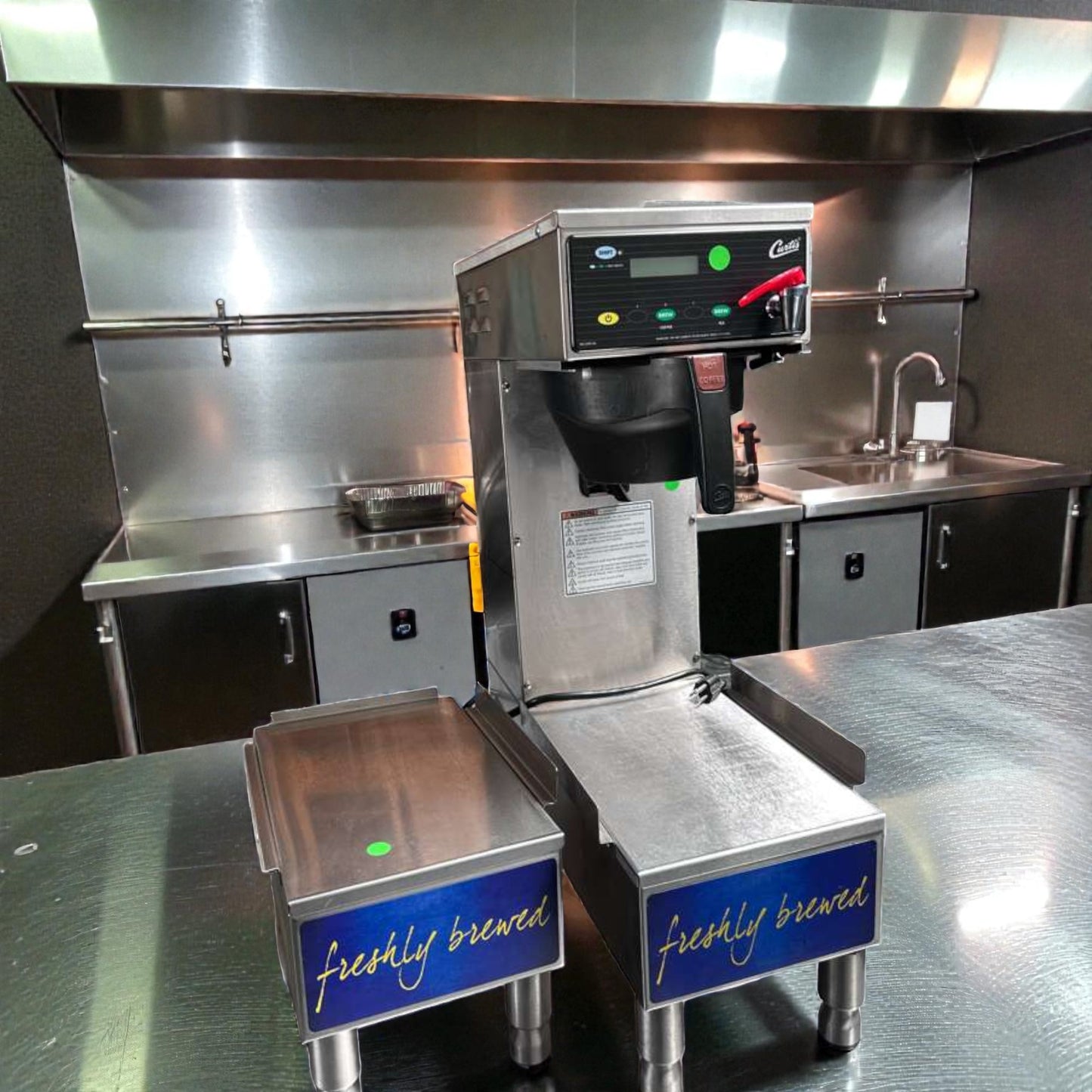 Superior Condition – Curtis CBP Low Profile Combo Coffee & Tea Brewer – Commercial Dual Beverage System – 120V – Fully Tested & Operational!