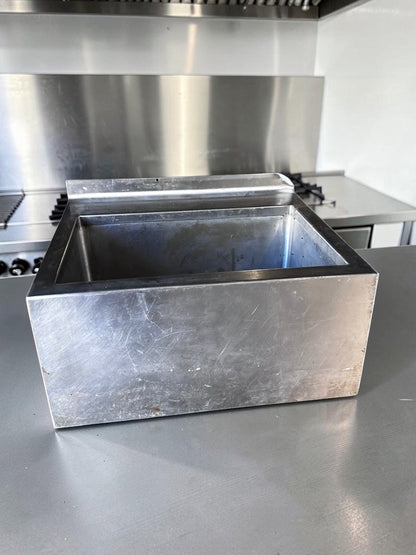 Superior Condition – 24″ Commercial Stainless Steel Drop-In Sink – Single-Compartment Deep Basin – Built-In Drain – Heavy-Duty Foodservice Construction