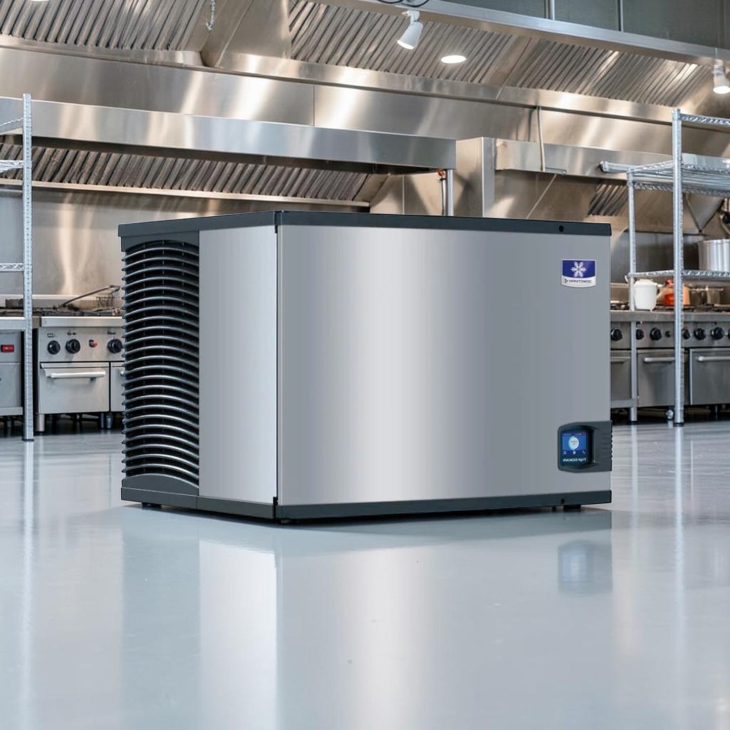 Superior Condition – Follett Sentry Series Ice Storage Bin with Pull-Out Dispenser & Manitowoc Remote Ice Machine Head – Approx. 1500 lb/day – Fully Tested & Operational!