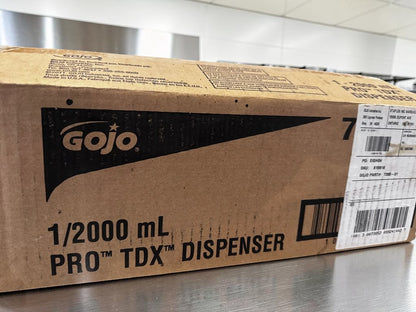 Immaculate Condition – GOJO 7200-01 PRO TDX 2000 – 2,000 mL Manual Soap & Sanitizer Dispenser – Wall-Mount – New & Ready for Installation!
