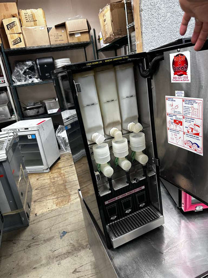 Exceptional Condition – Curtis PC-3D-10-01 / CAFEPC3CS10000 – Commercial Cappuccino Dispenser – 3 Flavor Stations – 120V – Fully Tested & Operational!