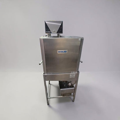 Superior Condition – Ecolab ES-2000 – Commercial Single-Rack Low-Temperature Dishmachine – 40 Racks/Hour – 120V – Stainless Steel – Fully Tested & Operational!