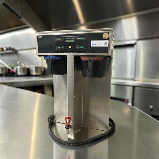 High-Quality Condition – Curtis TP2T10A3159 ThermoPro Twin – Dual 1.5-Gallon Commercial Coffee Brewer – Digital Controls – 220V – NSF & UL Listed – Fully Tested & Operational!