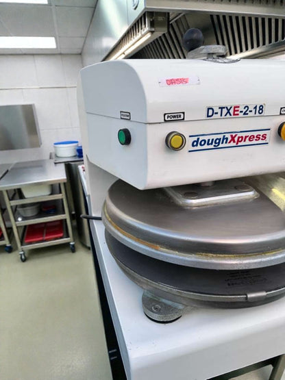 Excellent Condition – DoughXpress D-TXE-2-18W LV – Commercial Dough Press – 18" – 208-240V / 1Ph – Made in USA – Fully Tested & Operational!