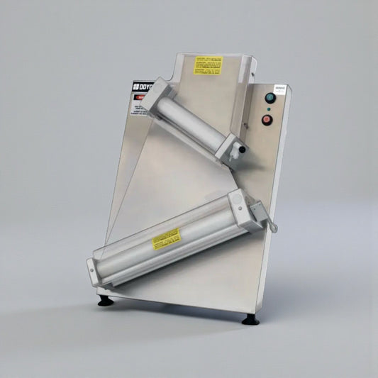Brand New Condition – Doyon DL18DP – Countertop Double Pass Dough Sheeter – 2 Angled Rollers – Sheets Dough Up to 17" – 120V – NSF / ETL Listed – Fully Tested & Operational!