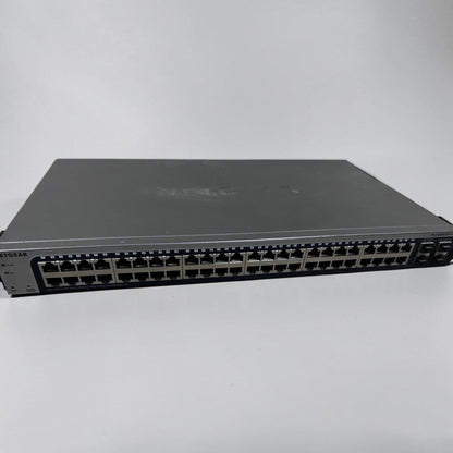 High-Grade Condition – NETGEAR ProSAFE GS748Tv5 – 48-Port Gigabit Ethernet Smart Switch – 2 Dedicated SFP + 2 Copper/SFP Combo Ports – Fully Tested & Operational!