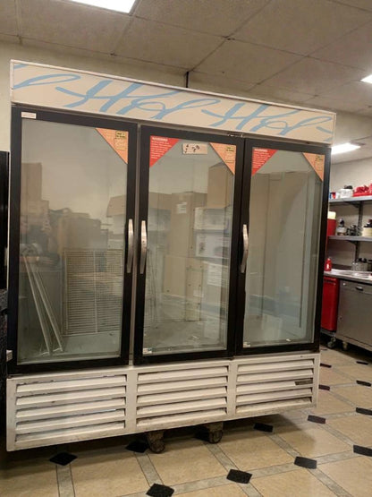 Superior Condition – Beverage-Air 3-Glass Door Commercial Merchandiser Refrigerator - 115V / Single Phase - Fully Tested & Working!