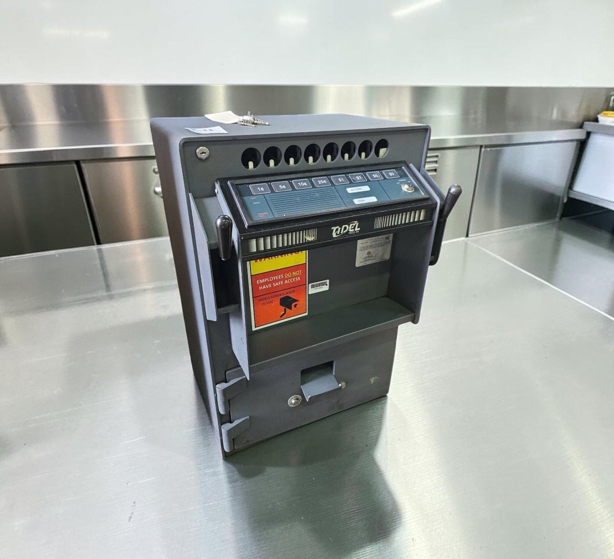 Prime Condition – Tidel TACC IIa – Commercial Timed-Access Cash Dispensing Safe – 88-Tube Capacity – Dual Drop Chutes – Fully Tested & Operational!
