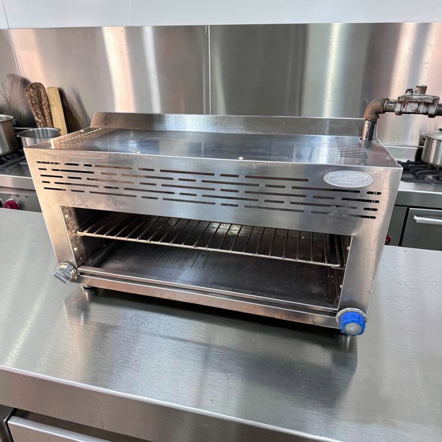 Superior Condition – Atosa ATCM-36 CookRite 36" Gas Cheesemelter – Dual Infrared Burners – Commercial Salamander Broiler – Fully Tested & Operational!