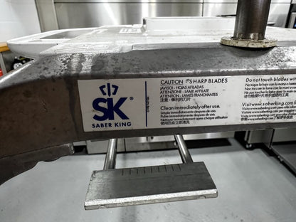 Optimal Condition – Prince Castle 980-000-00 Saber King – Manual Fruit & Vegetable Food Slicer – NSF Certified – Fully Tested & Ready for Commercial Use!