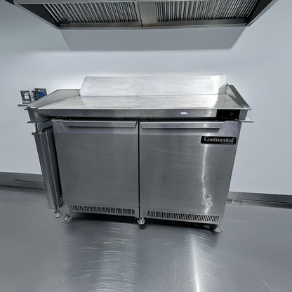 Outstanding Condition – Continental Commercial Refrigerated Chef Base / Worktop Refrigerator – Stainless Steel – 48” Unit – Fully Tested & Operational!