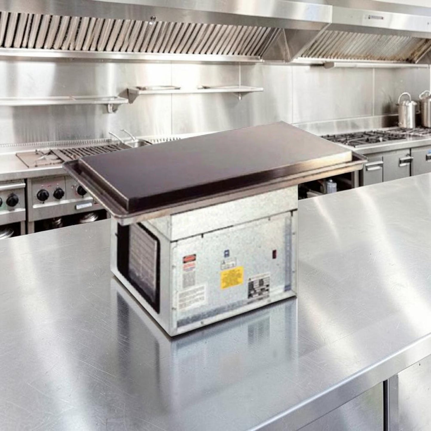 Elite Condition – Atlas Metal WF-4 – 52-3/4″ Commercial Frost Top Drop-In Unit – Self-Contained Refrigeration – 115V – Fully Tested & Operational!
