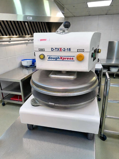 Excellent Condition – DoughXpress D-TXE-2-18W LV – Commercial Dough Press – 18" – 208-240V / 1Ph – Made in USA – Fully Tested & Operational!