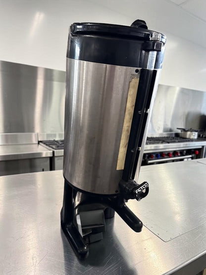 Optimal Condition – FETCO LUXUS LD-15 – 1.5-Gallon Thermal Coffee Dispenser – Stainless Steel – Non-Electric – Fully Tested & Operational!