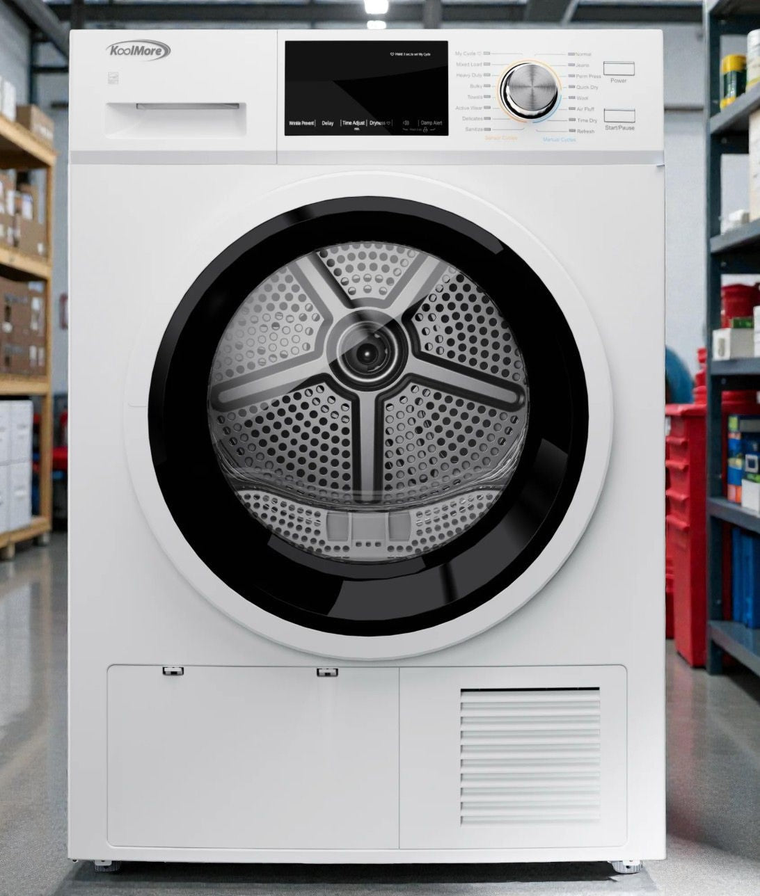 Brand New Condition – KoolMore Front Load Electric Dryer (Scratch & Dent)