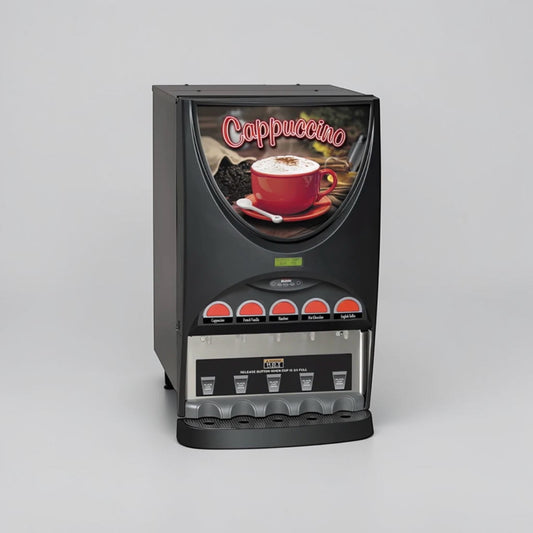 Top-Tier Condition – BUNN iMIX-5 – Commercial Infusion Hot Drink Dispenser – 5 Hoppers – Stainless Steel – Fully Tested & Operational!