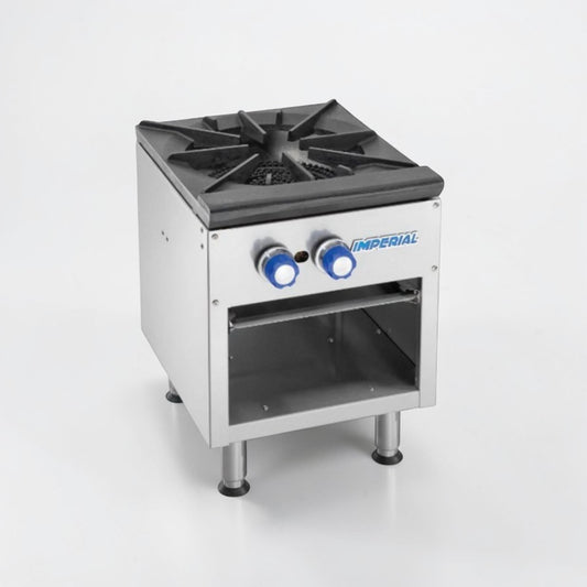 Outstanding Condition – Imperial ISPA-18 Single Burner Stock Pot Range – Heavy-Duty Gas – Commercial Stainless Steel – Fully Tested & Operational!